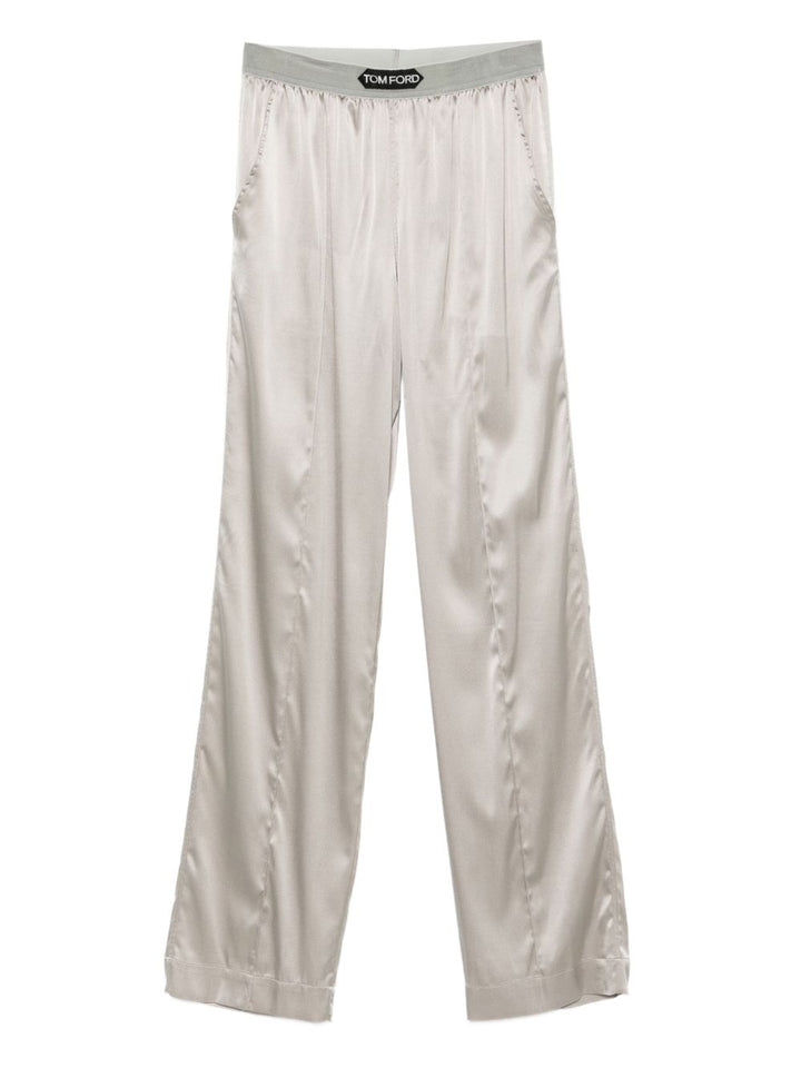 TOM FORD Pantaloni con applicazione logo