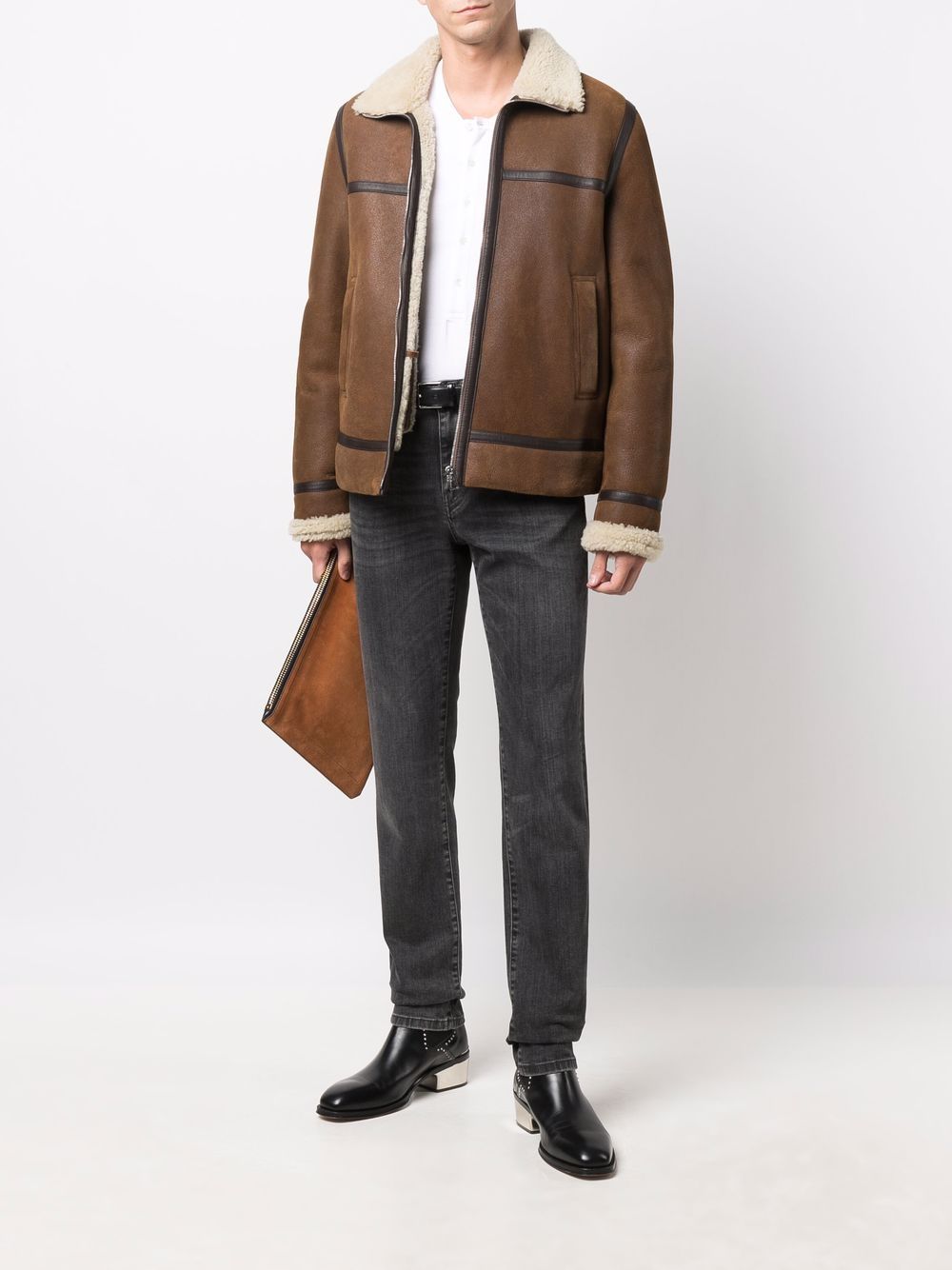 Tom Ford
Maglia in cotone elasticizzato bianca