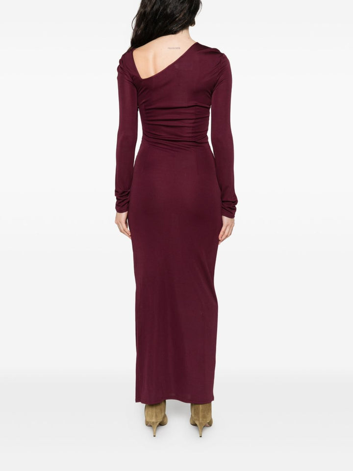 TWINSET
Abito lungo asimmetrico drappeggiato