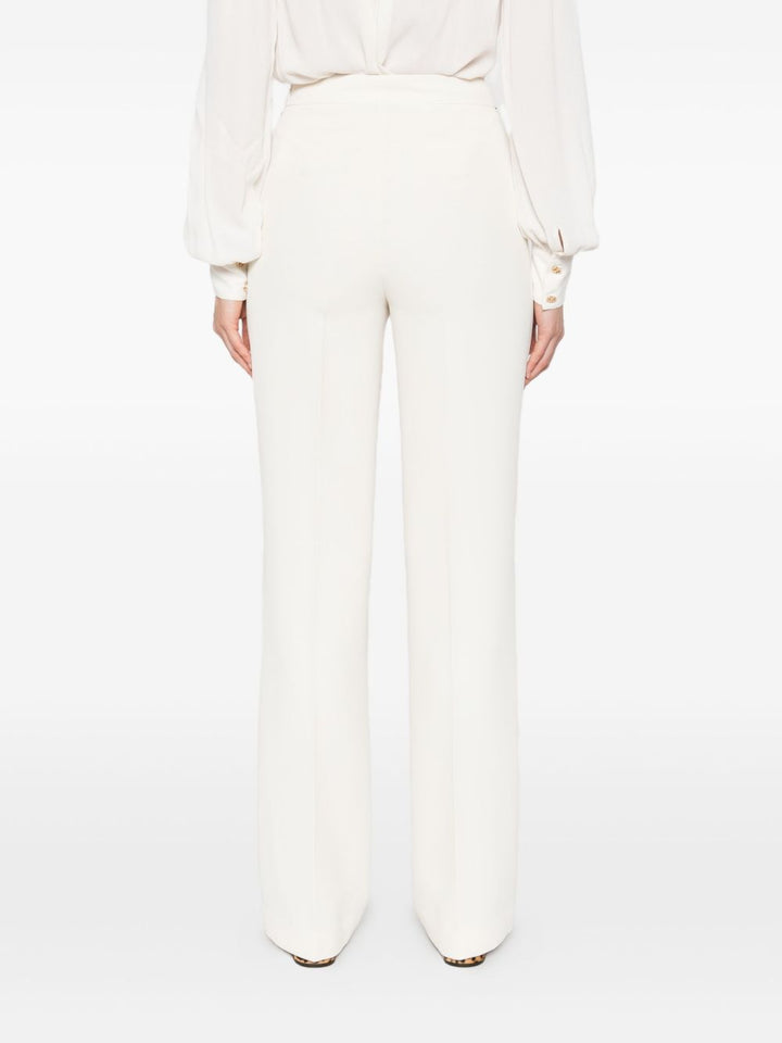 TWINSET Pantalone bianco con catena in vita