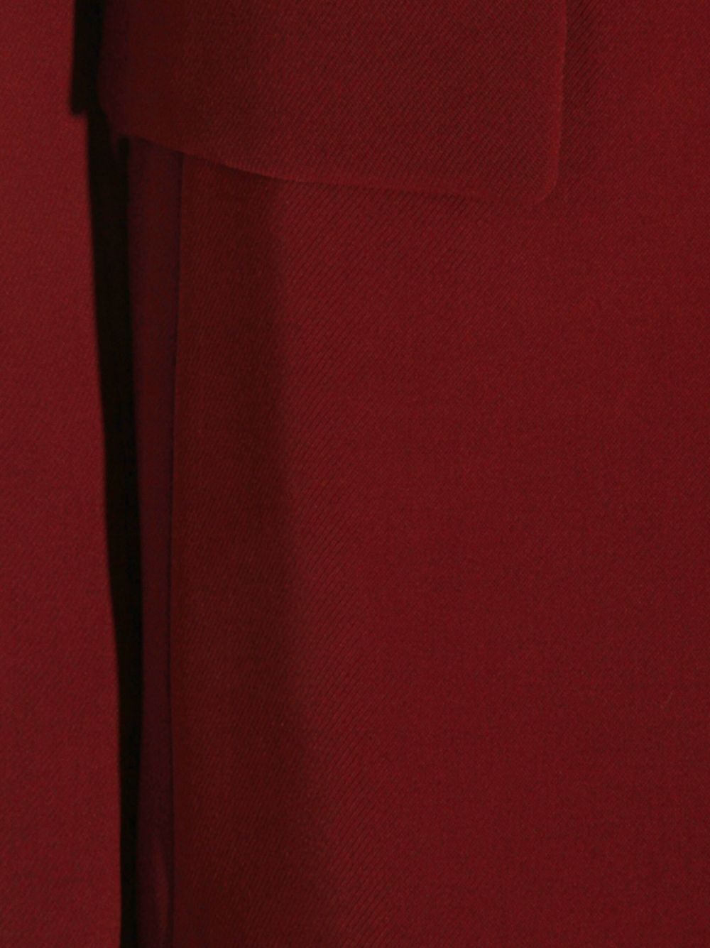 Twinset Giacca bordeaux con revers a lancia