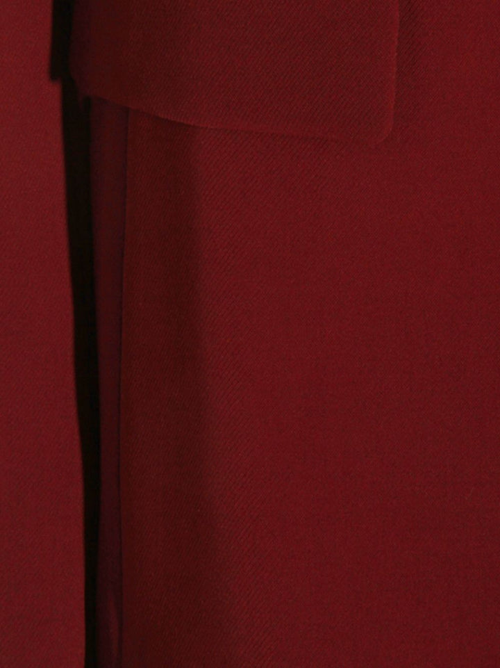 Twinset Giacca bordeaux con revers a lancia