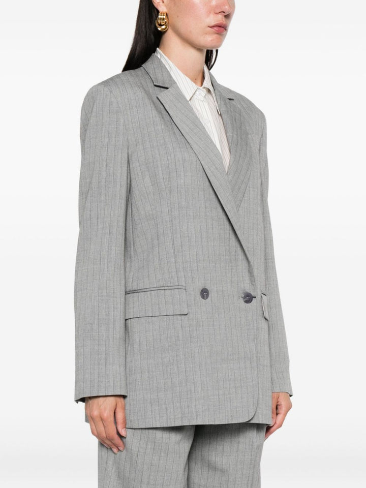TWINSET Blazer doppiopetto gessato