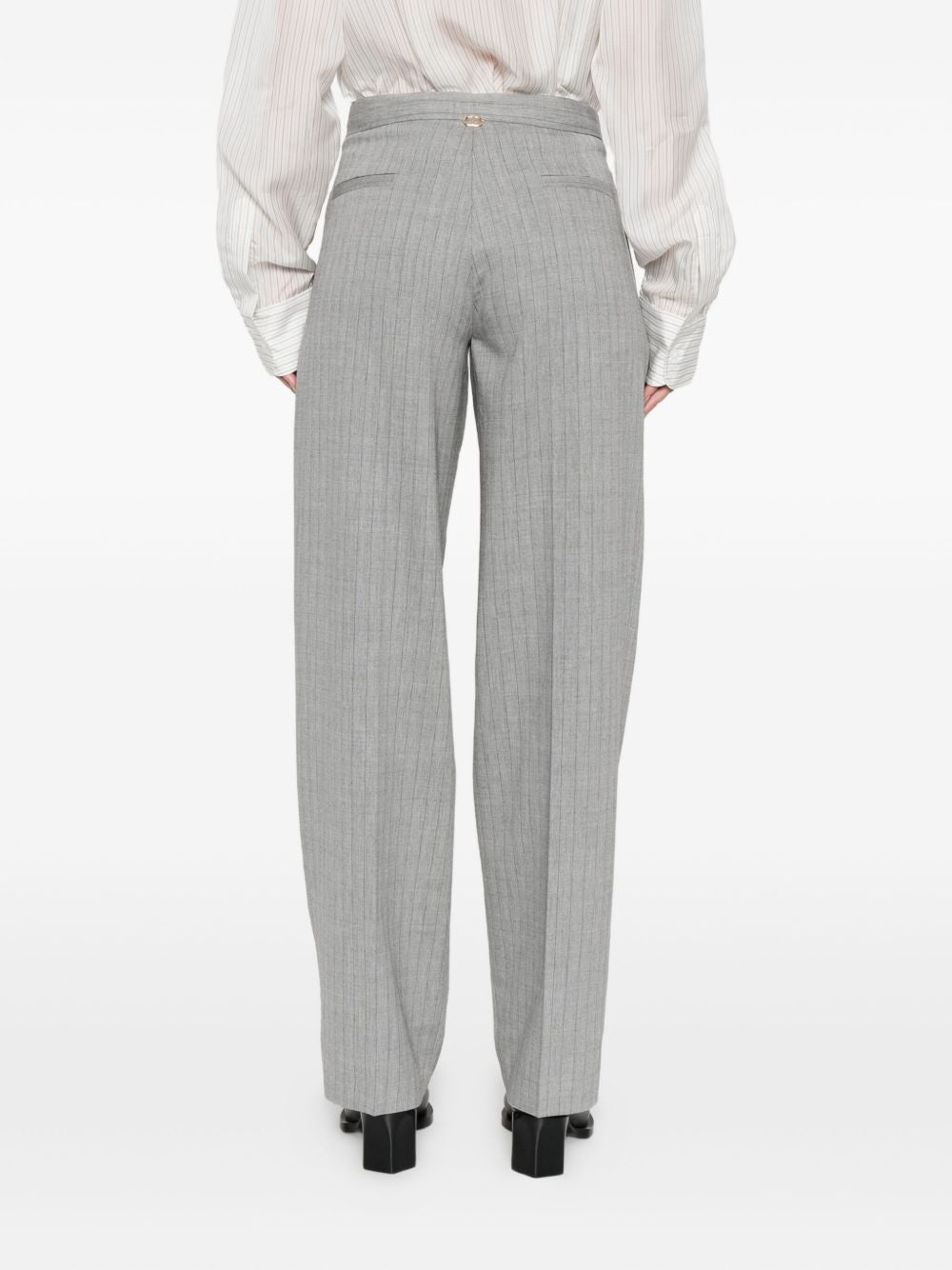 TWINSET
Pantaloni gessati con piega