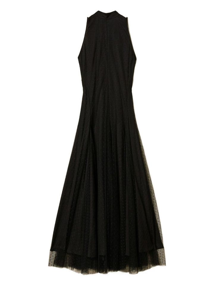 Twinset Abito nero senza maniche