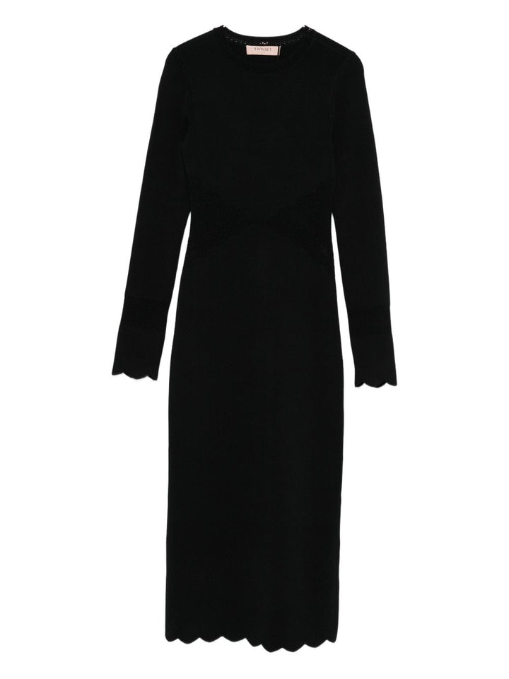 TWINSET Abito con bordo smerlato