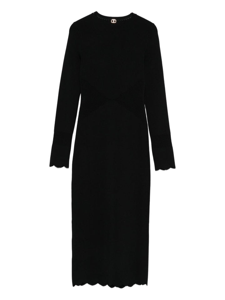 TWINSET Abito con bordo smerlato