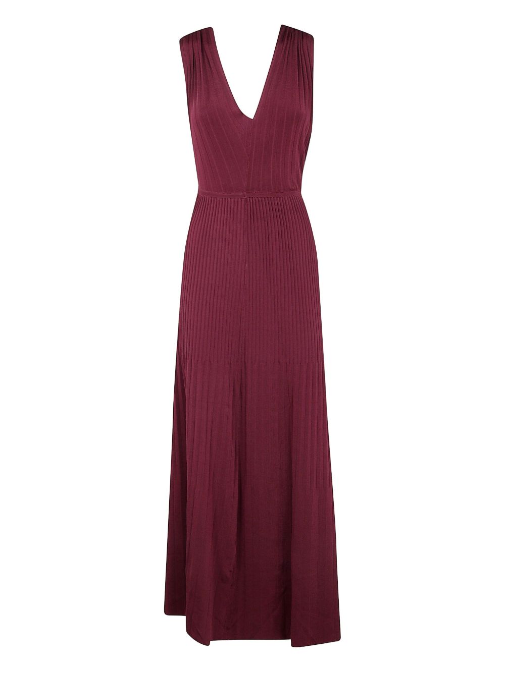 Twinset
Abito in maglia a coste bordeaux