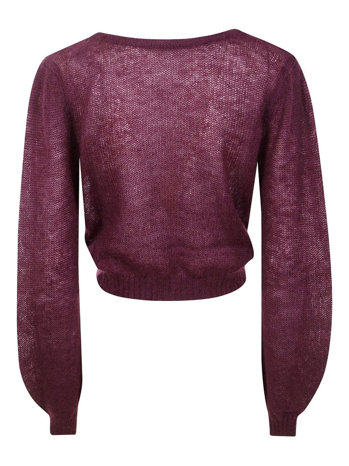Twinset
Maglione avvolgente bordeaux
