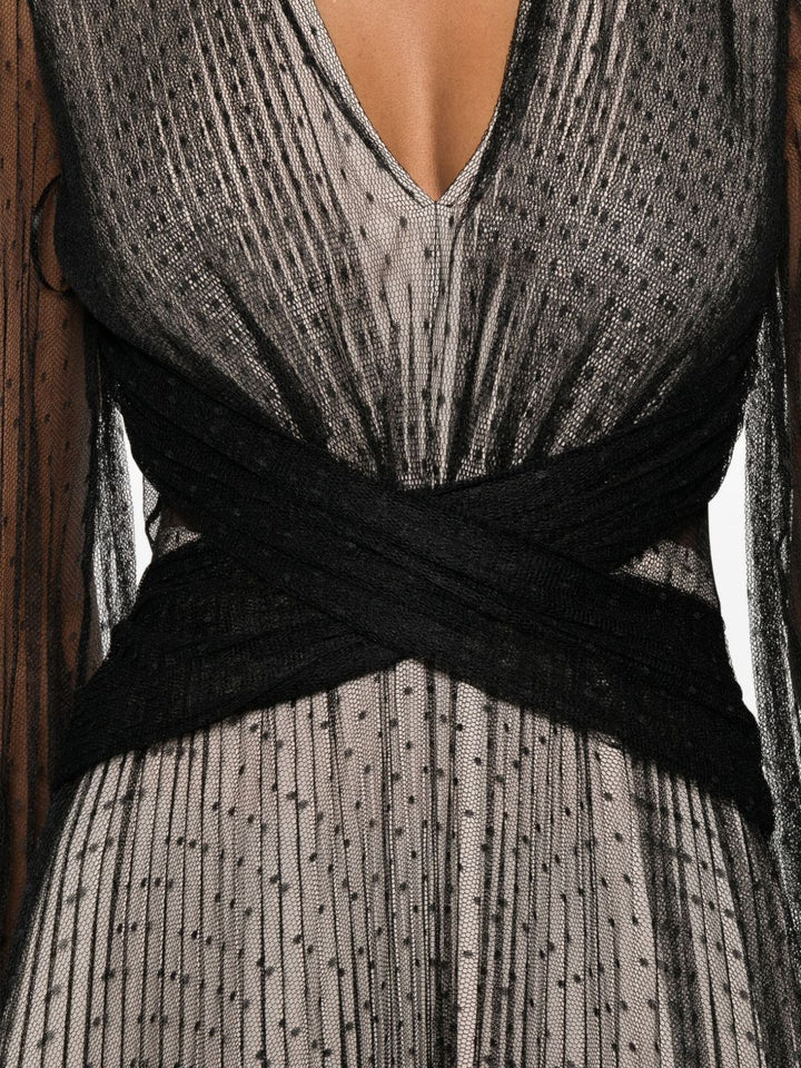 TWINSET Abito lungo plissettato