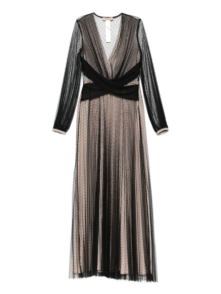 TWINSET Abito lungo plissettato