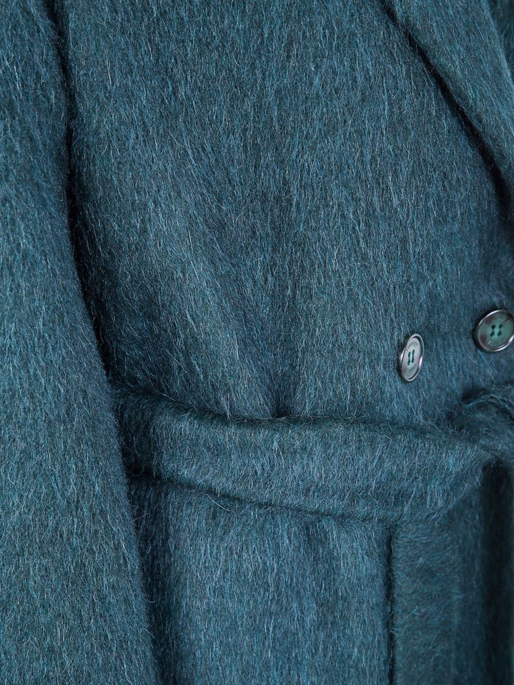 Twinset Cappotto verde doppiopetto