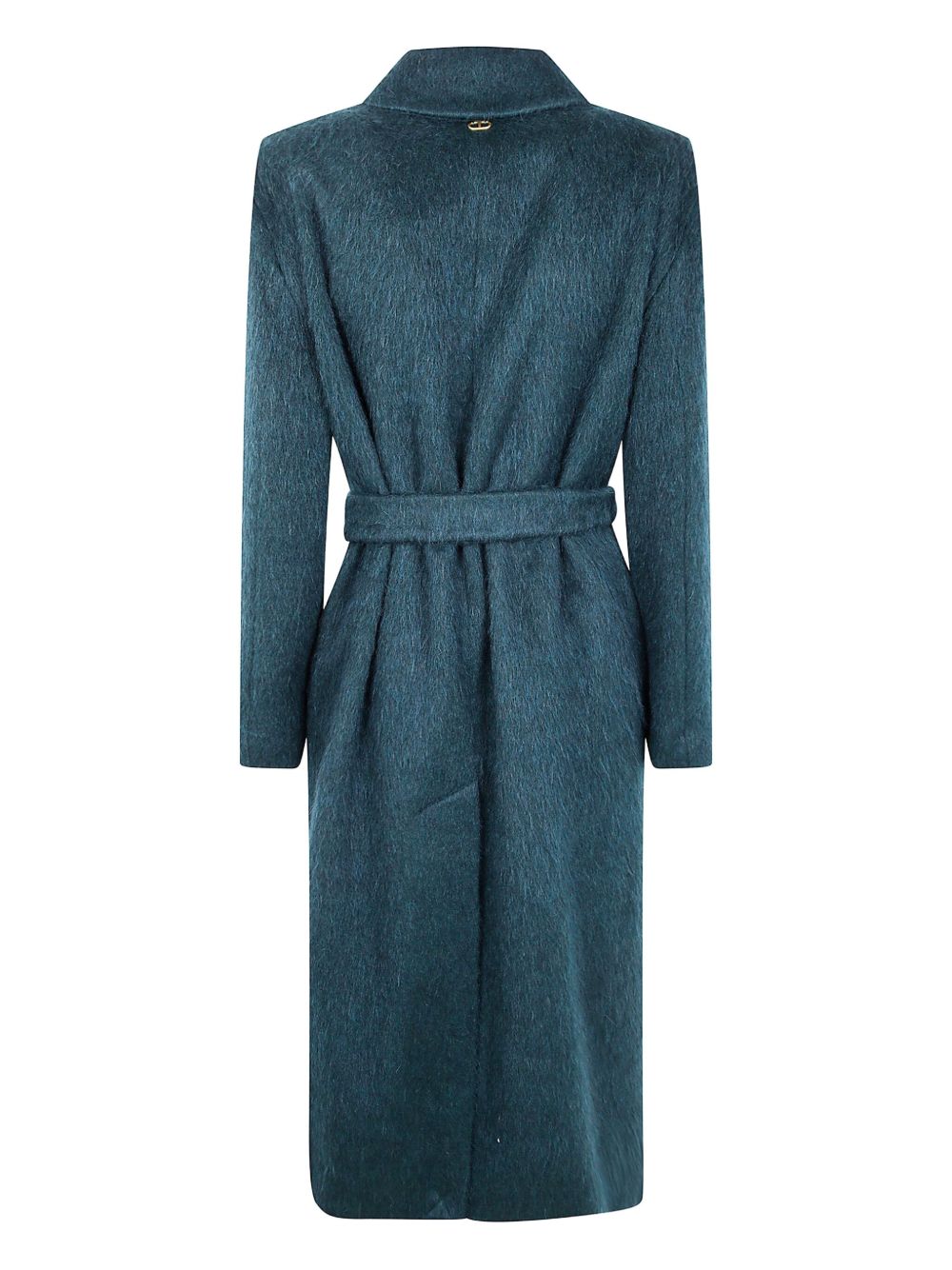 Twinset Cappotto verde doppiopetto