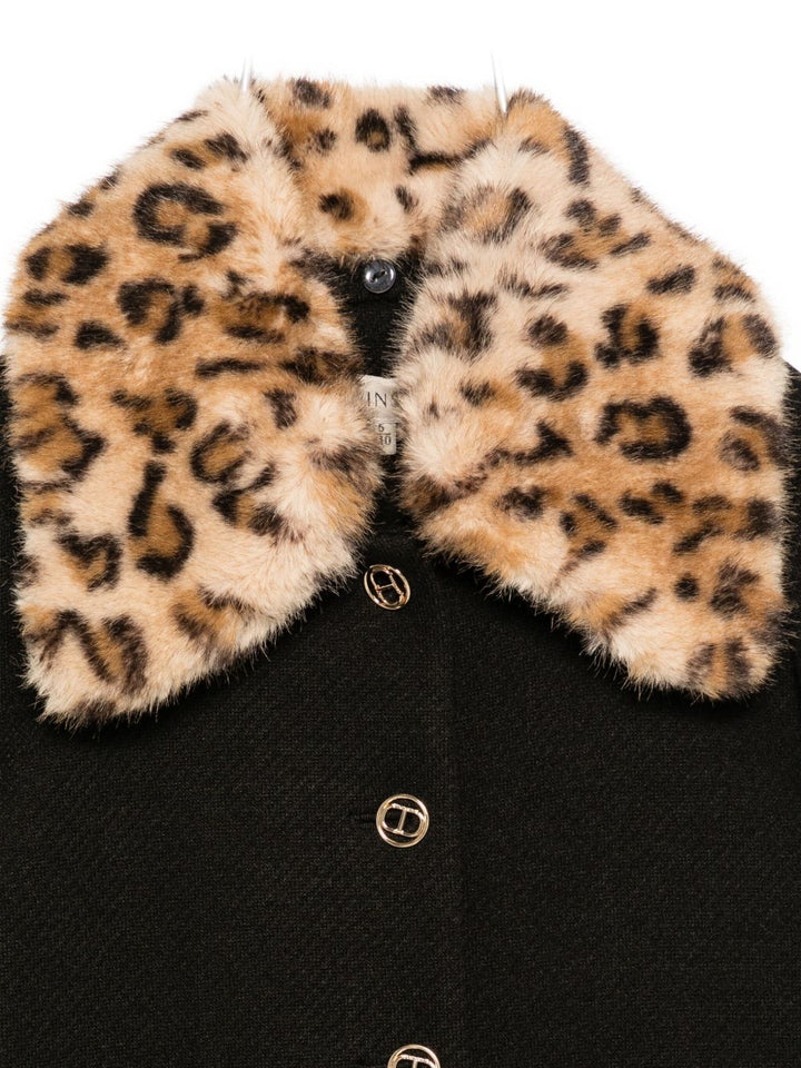 TWINSET Kids
Cappotto nero Twin-Set