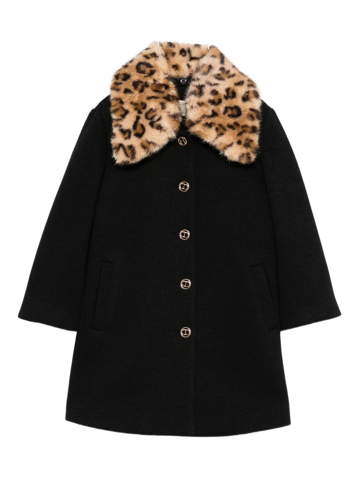 TWINSET Kids
Cappotto nero Twin-Set
