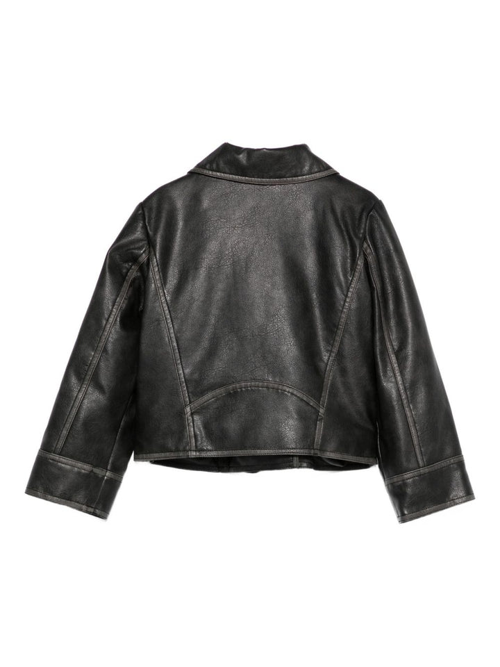TWINSET Kids
Giacca in pelle con zip