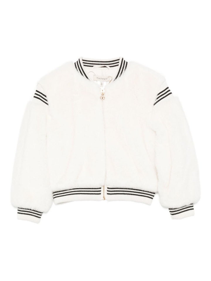 TWINSET Kids
Bomber con dettaglio a righe