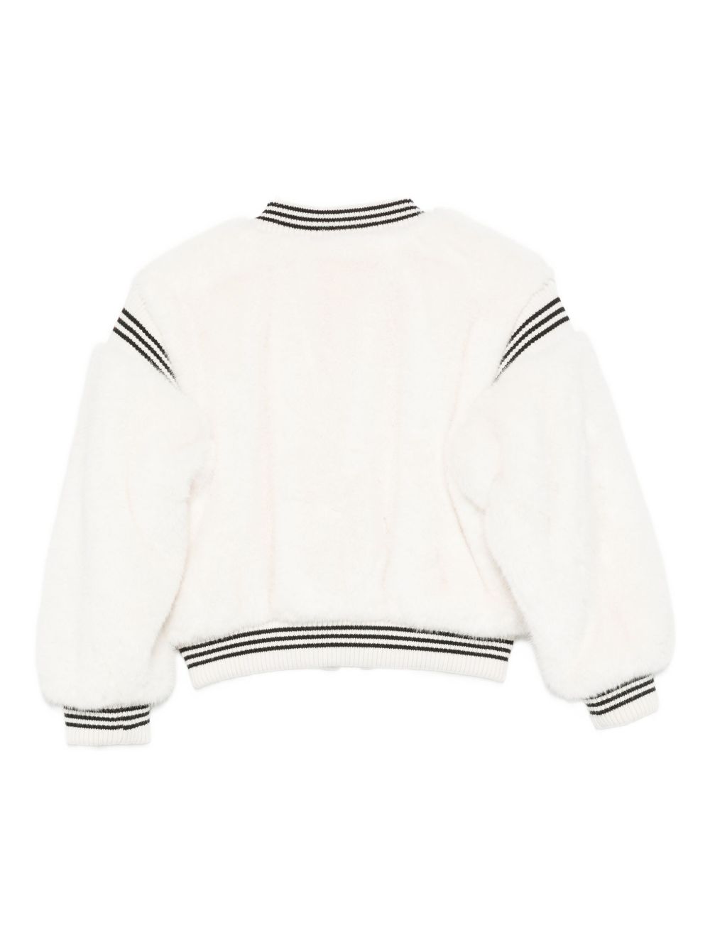 TWINSET Kids Bomber con dettaglio a righe