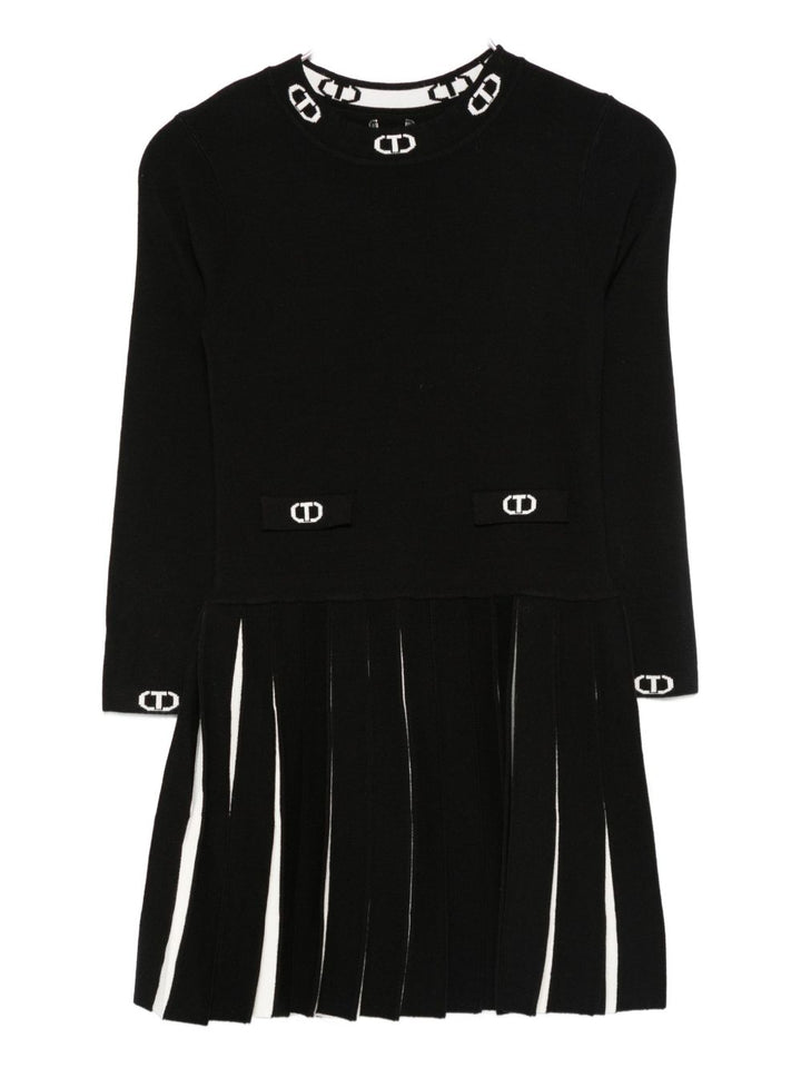 TWINSET Kids Abito con gonna plissettata