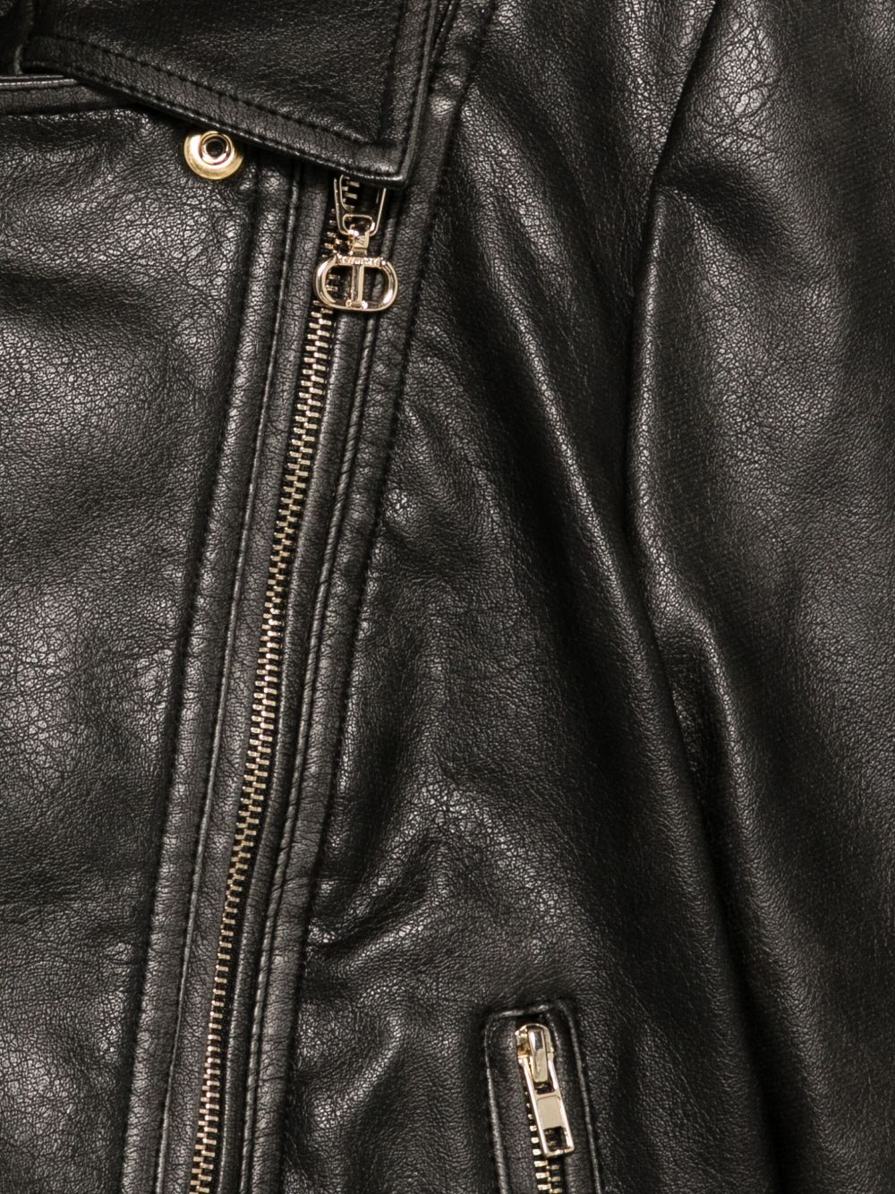 TWINSET Kids
Giacca biker con zip asimmetrica