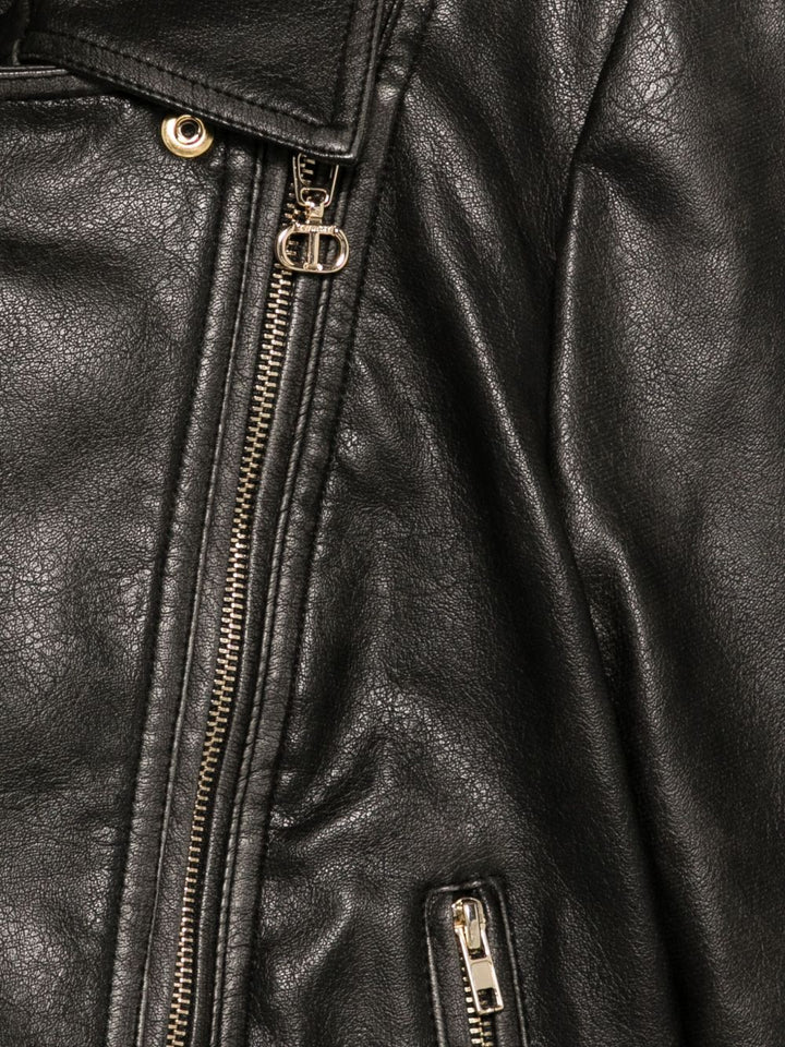 TWINSET Kids
Giacca biker con zip asimmetrica
