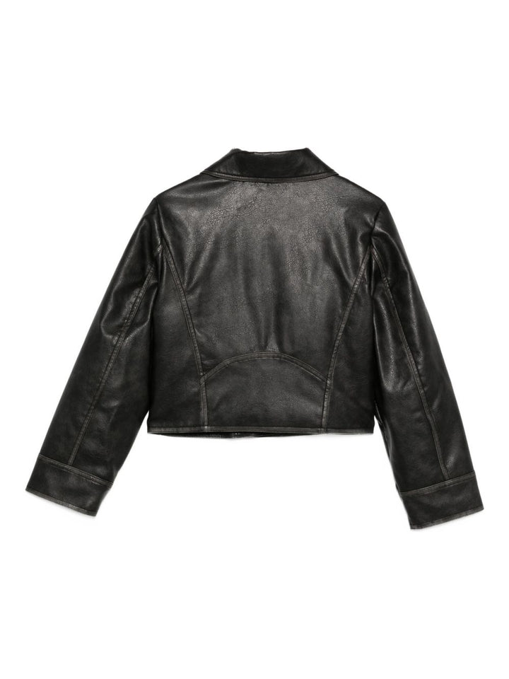 TWINSET Kids
Giacca biker con zip asimmetrica