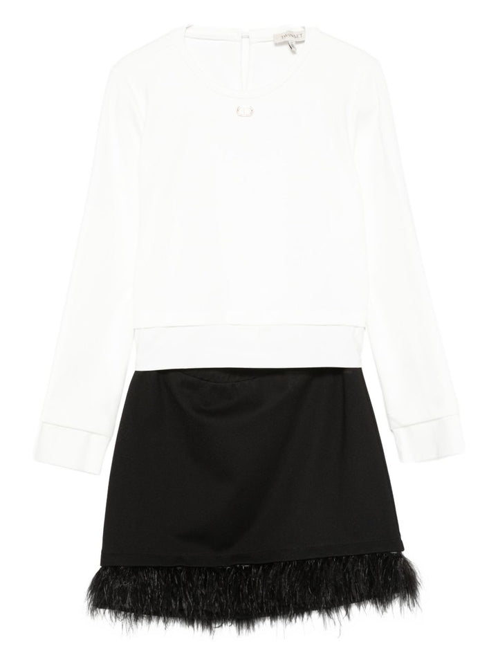 TWINSET Kids Abito bicolore