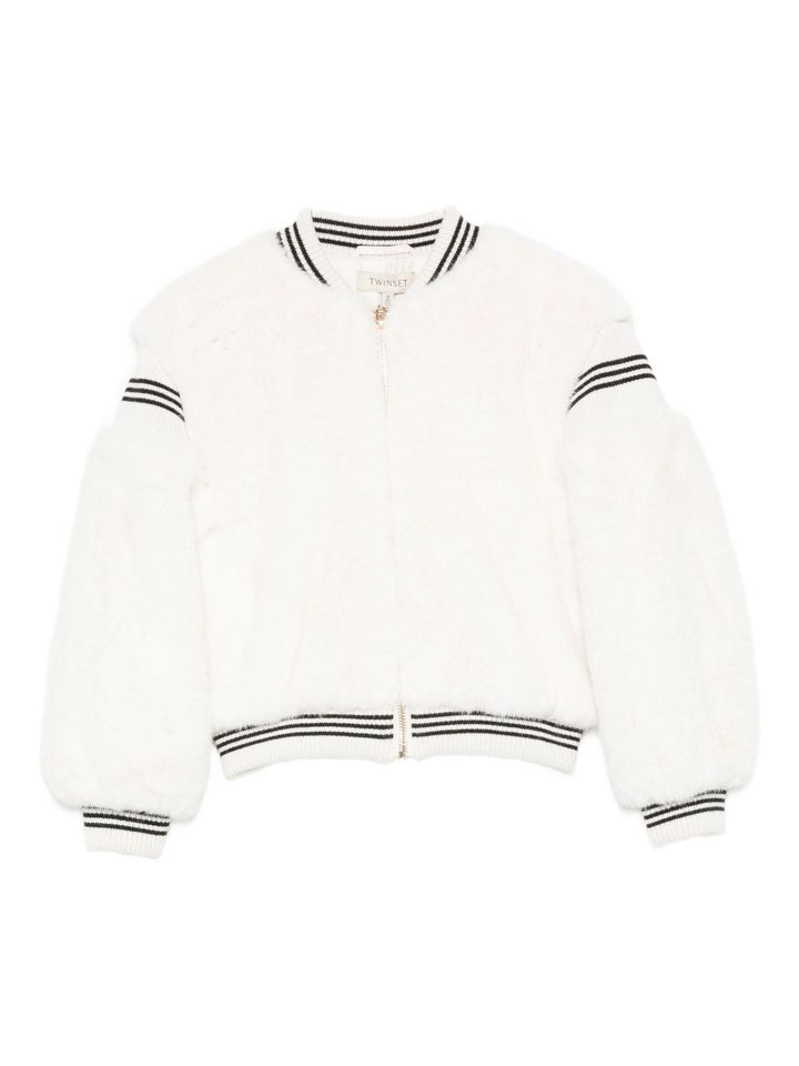 TWINSET Kids
Cappotto con polsini a righe