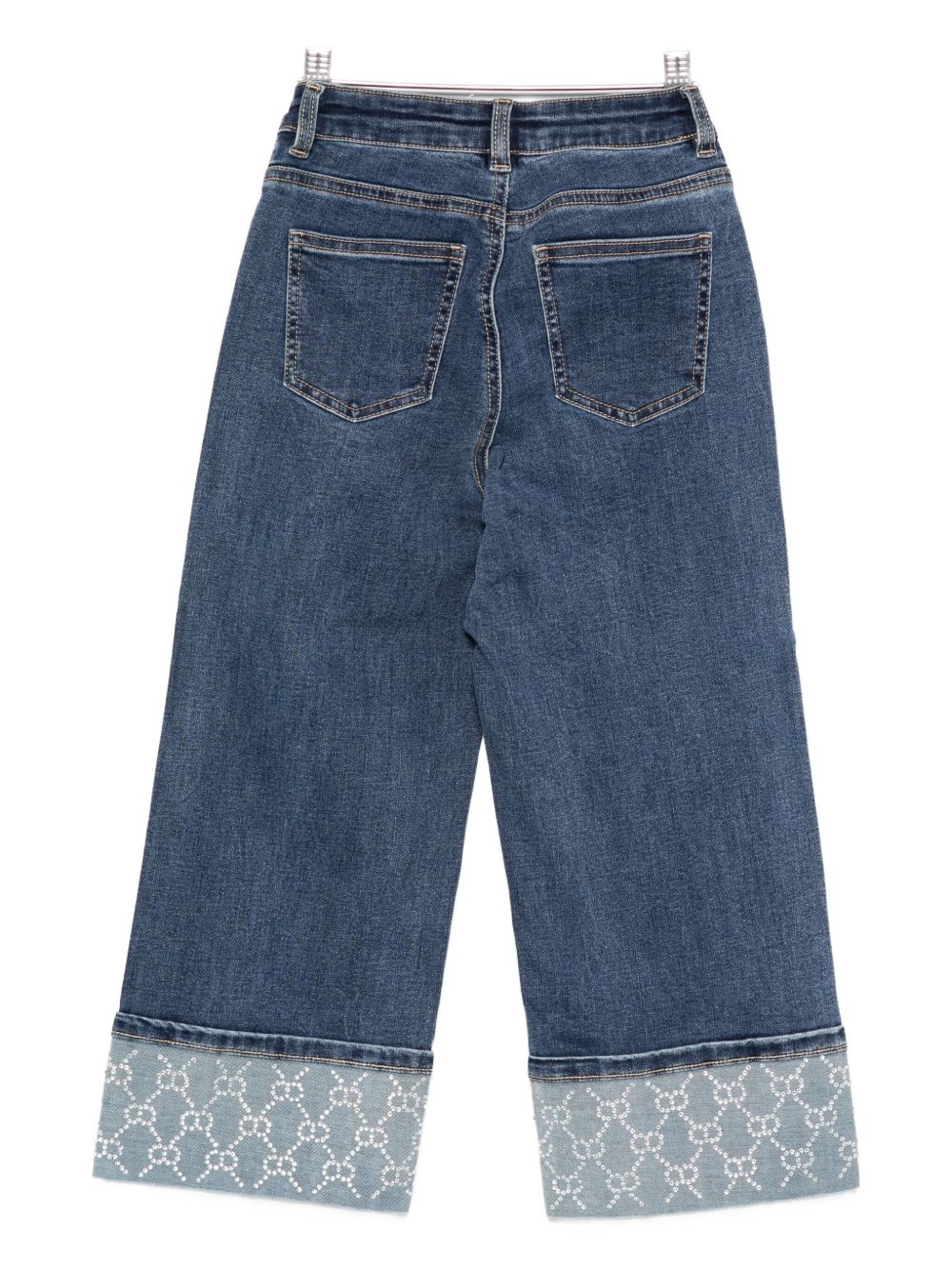 TWINSET Kids Jeans con strass