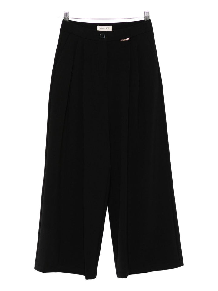 TWINSET Kids
Pantaloni svasati con  logo