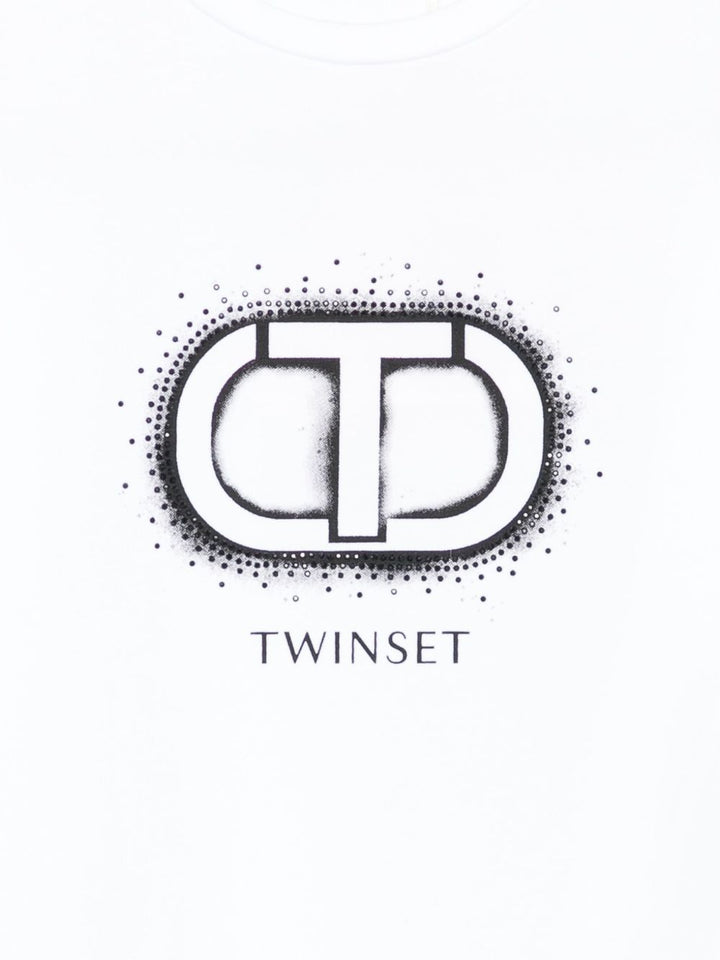 TWINSET Kids T-shirt con stampa logo