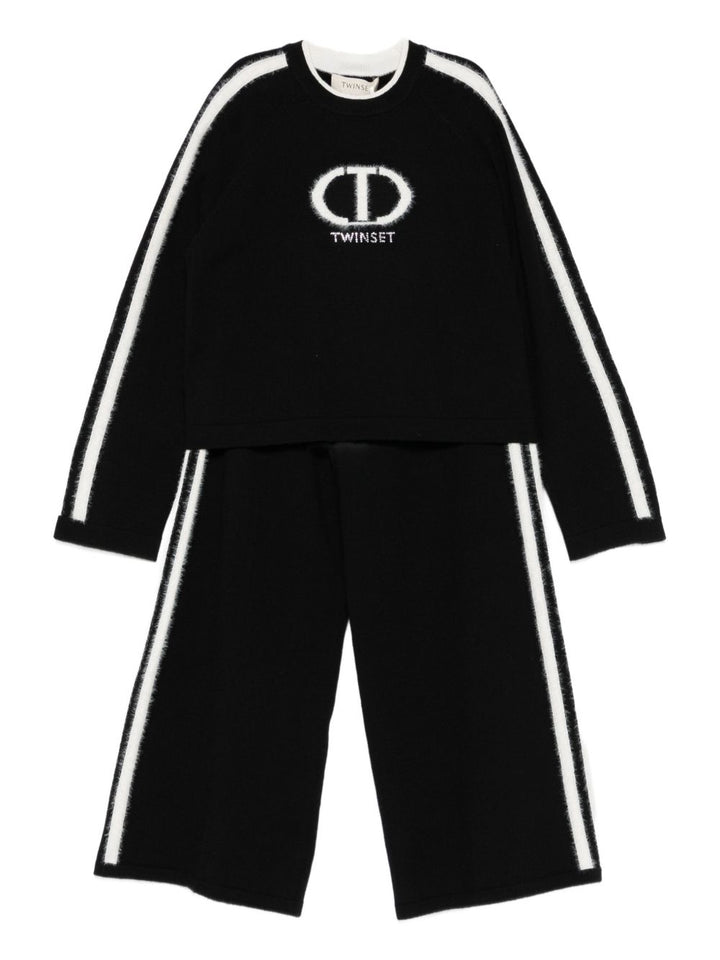 TWINSET Kids Tuta sportiva con logo