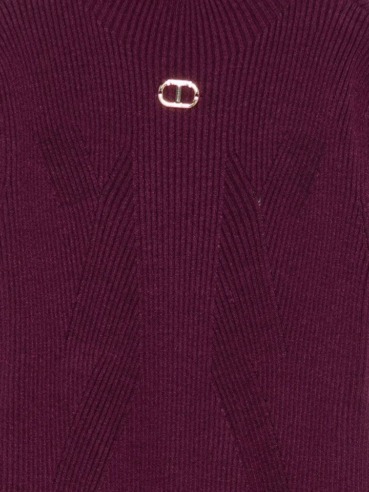 TWINSET Kids
Abito a collo alto a coste