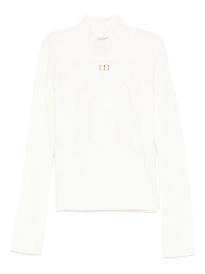 TWINSET Kids
Maglione a coste a collo alto