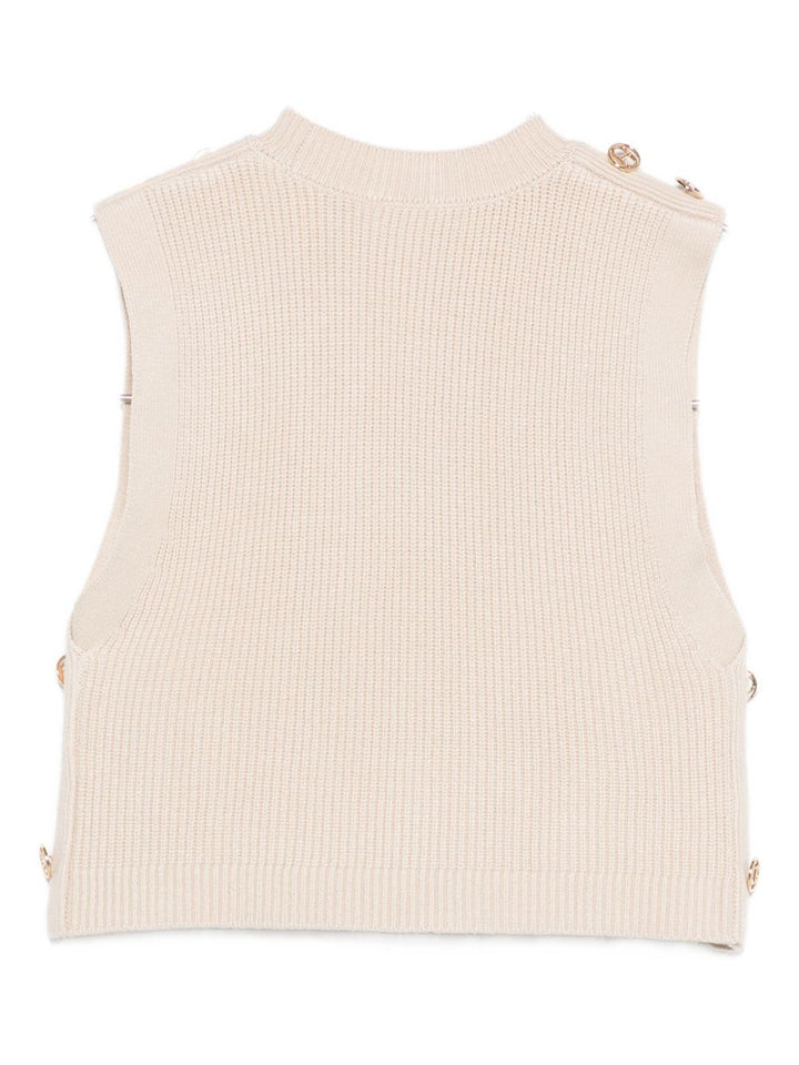 TWINSET Kids
Top smanicato con decorazione