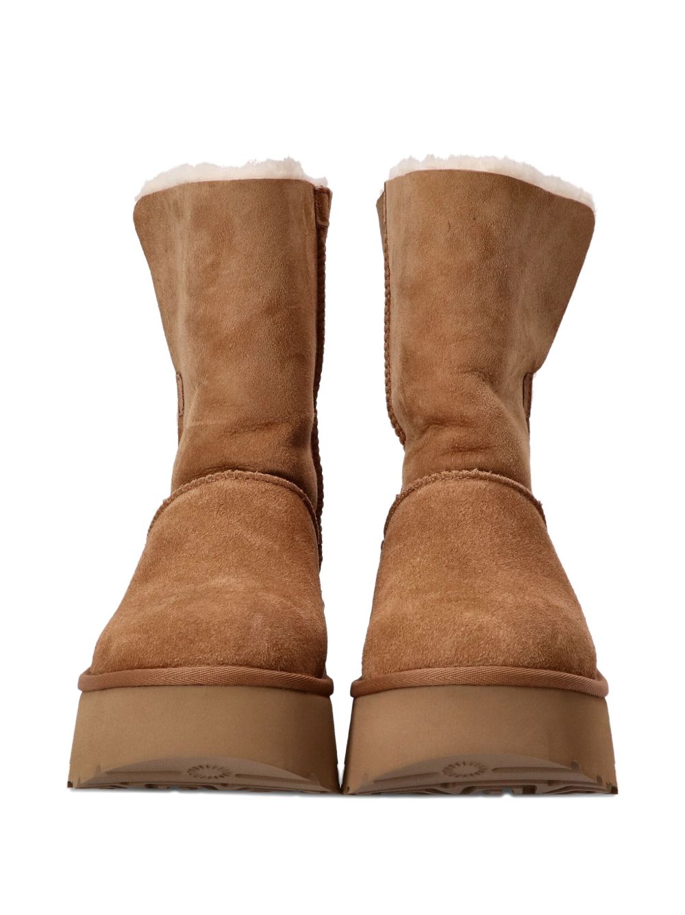 UGG Stivali in pelle scamosciata con plateau