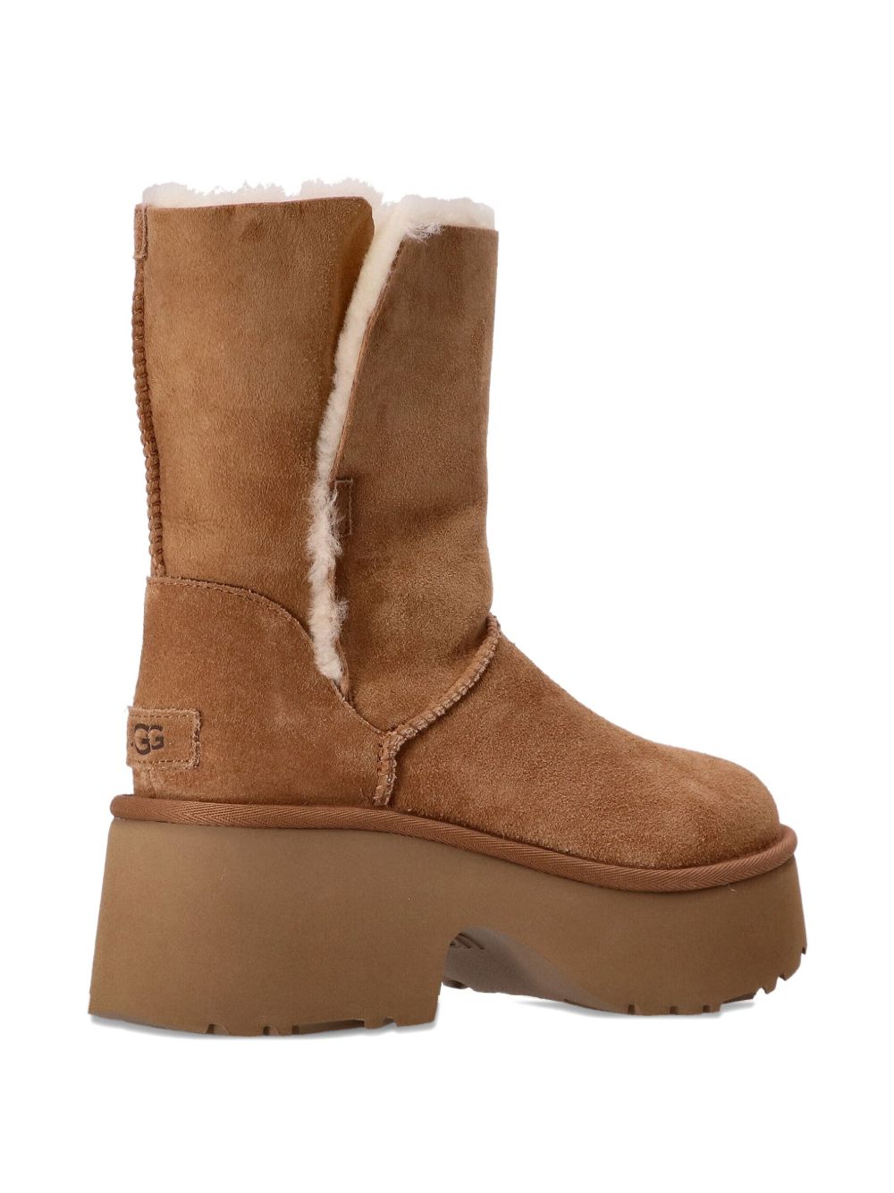 UGG Stivali in pelle scamosciata con plateau