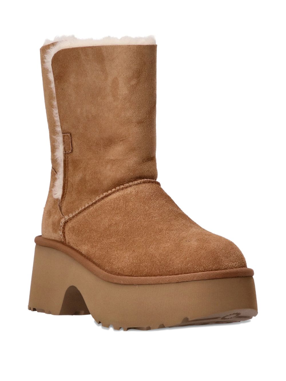 UGG Stivali in pelle scamosciata con plateau