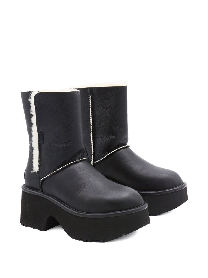 UGG Stivali Esmee Classic in Pelle, Nero