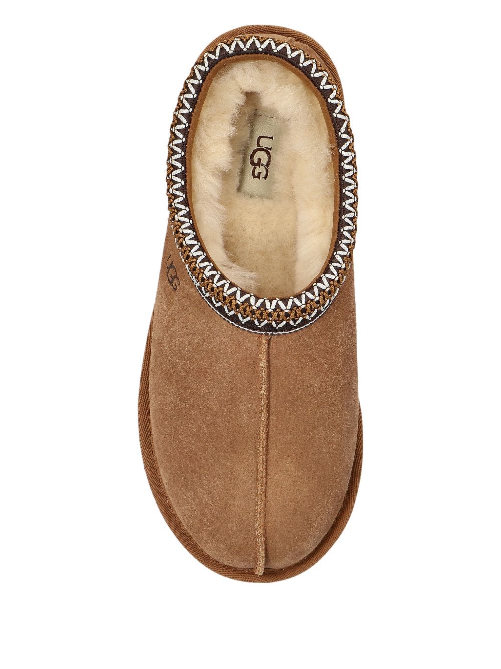 UGG in montone con finiture intrecciate