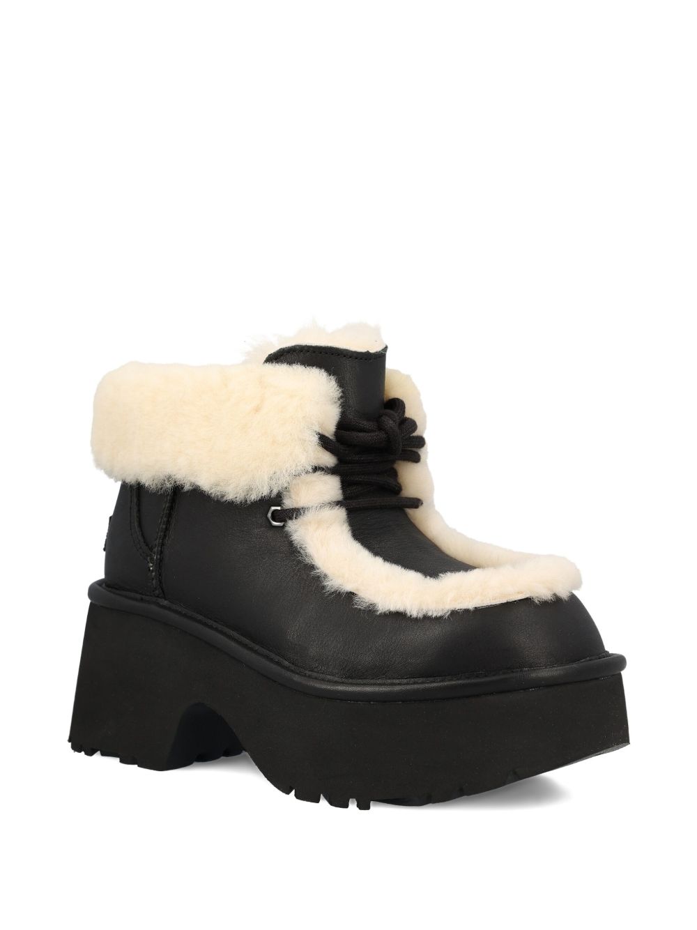 Ugg Stivali Classic Esmee Leather Lace Up