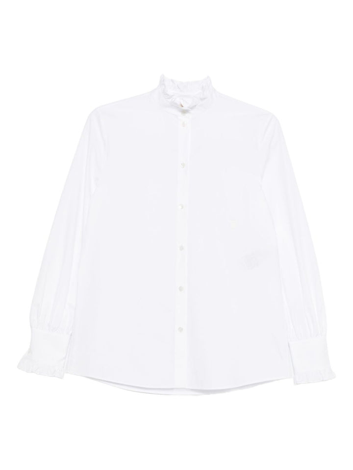 Valentino Garavani Camicia a collo alto con ruches