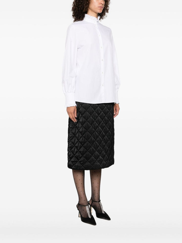 Valentino Garavani Camicia a collo alto con ruches