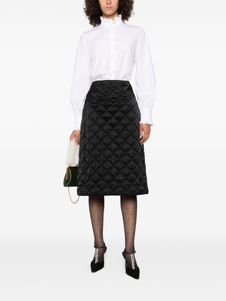 Valentino Garavani Camicia a collo alto con ruches