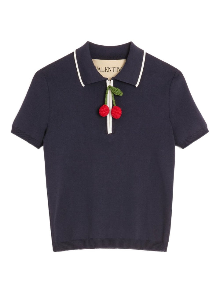 Valentino Garavani
Polo con ciondolo Cherry