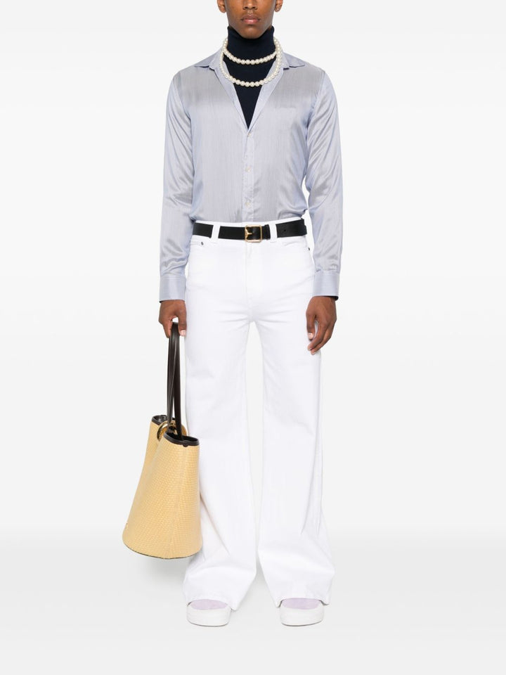 Valentino Garavani
Camicia a righe in seta