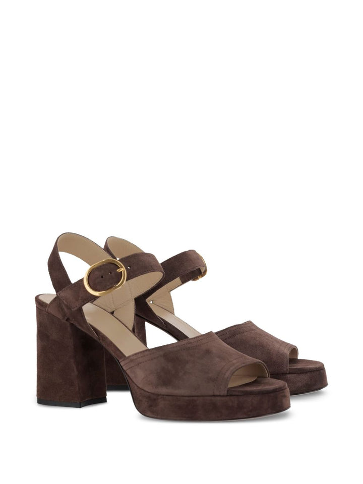 Valentino Garavani
Sandali in pelle scamosciata 100mm