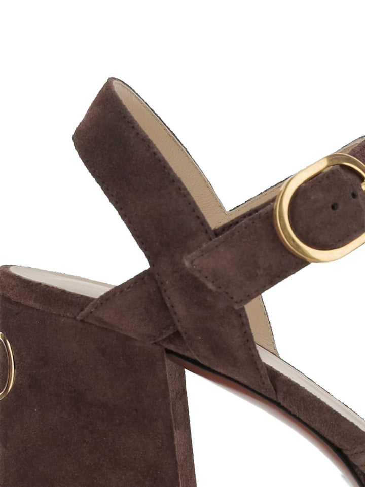 Valentino Garavani Sandali in pelle scamosciata 100mm