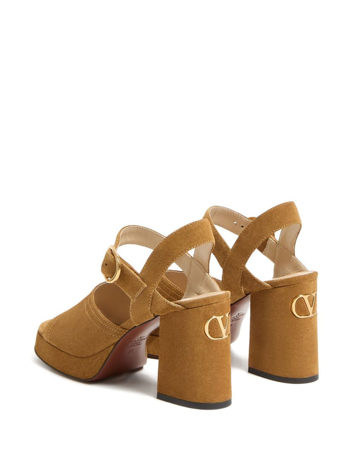 Valentino Garavani
Sandali in pelle scamosciata 100mm