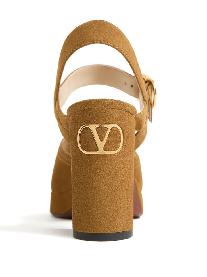 Valentino Garavani Sandali in pelle scamosciata 100mm